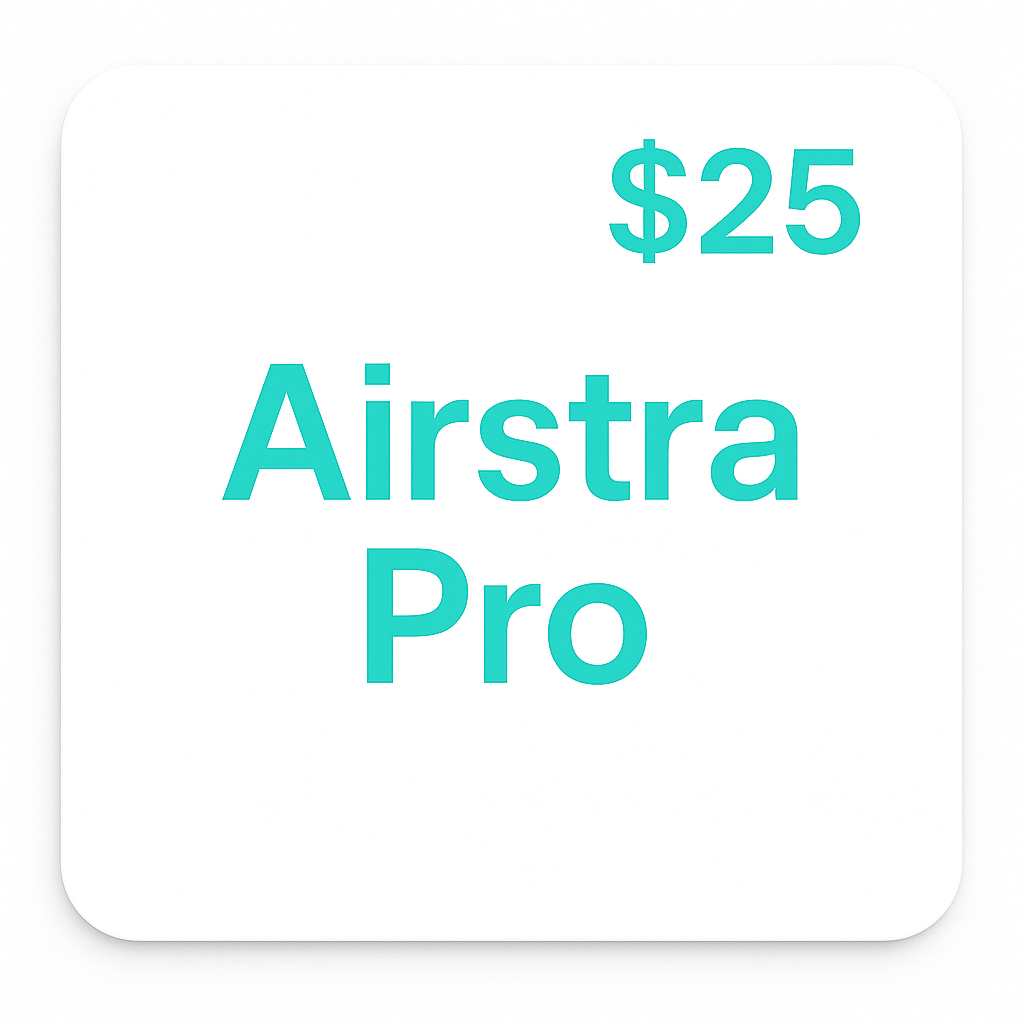 Airstra Pro $25 Gift Card